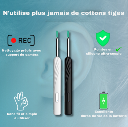 ClearScope - Nettoyeur d'oreilles innovant avec caméra HD