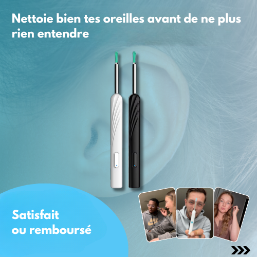 ClearScope - Nettoyeur d'oreilles innovant avec caméra HD