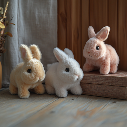 Lapin Bunby - Mon lapin en peluche plus vrai que nature