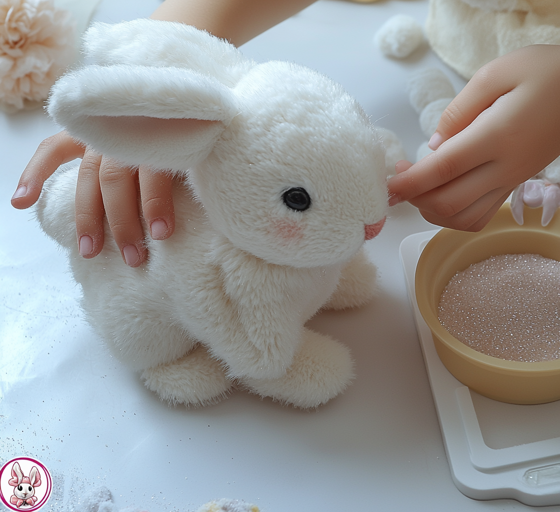 Lapin Bunby - Mon lapin en peluche plus vrai que nature